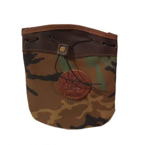 5011-Una bolsa de ojeo en cordura lona camuflaje, para llevar en el cinturón